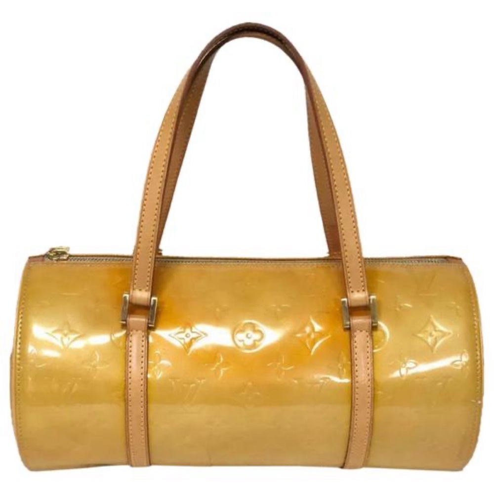 Authentic Louis Vuitton Yellow Vernis Bedford Bag